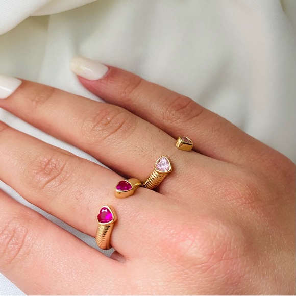 Pink Heart Ring - Picture 8 of 8